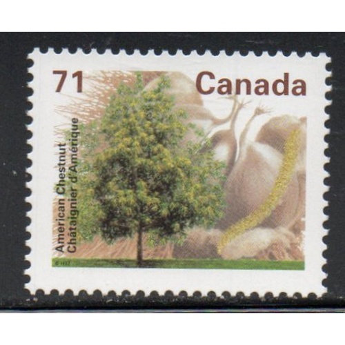 Canada Sc 1370 1995 71 c American Chestnut stamp mint NH