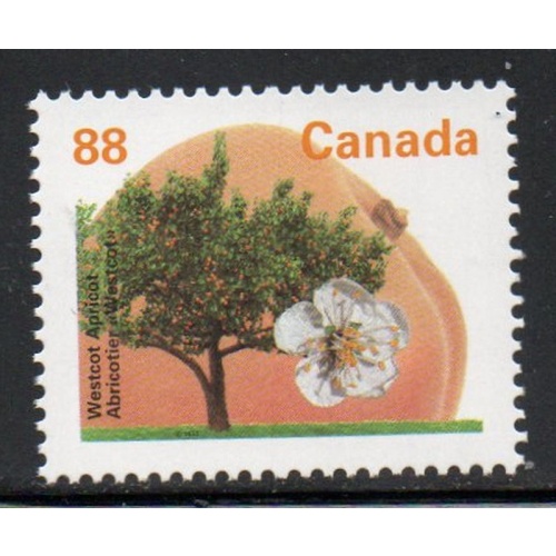 Canada Sc 1373 1994 88c Westcot Apricot stamp mint NH