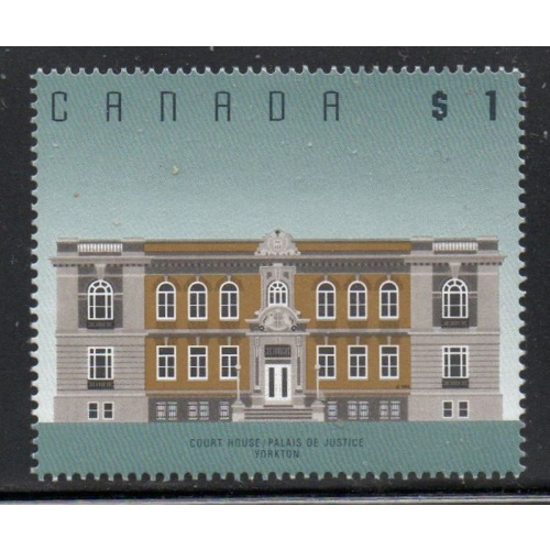 Canada Sc 1375 1994 $1 Yorkton Court House stamp mint NH