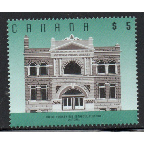Canada Sc 1378 1996 $5 Victoria Public Library stamp mint NH