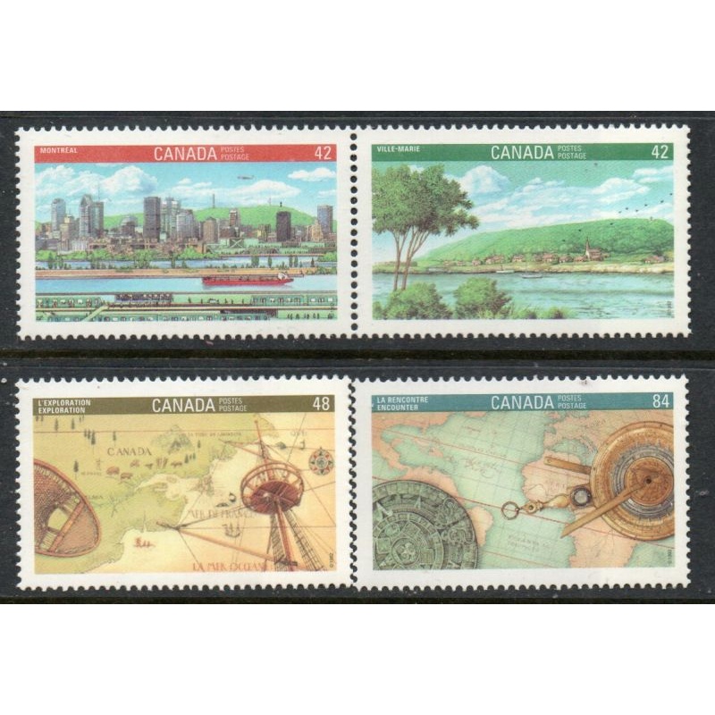 Canada Sc 1404-1407 1992 Youth Philatelic Exhibition stamp set mint NH