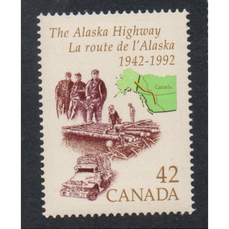 Canada Sc 1414 1992 Alaska Highway stamp mint NH