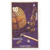 Canada Unitrade Bk 147b 1992 42c Minerals stamp booklet mint NH