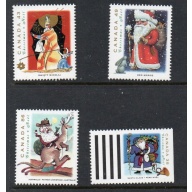 Canada Sc 1499-1502 1993 Christmas stamp set mint NH
