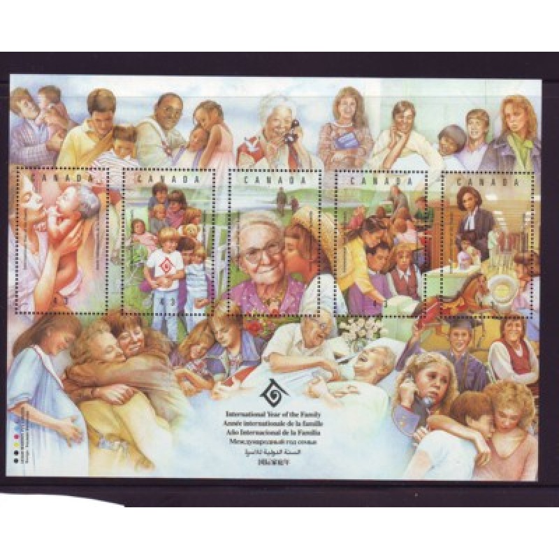 Canada Sc 1523 1994 International Year of the Family stamp sheet mint NH