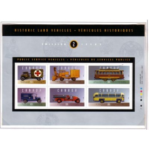 canada Sc 1527 1994 Public Service Vehicles stamp sheet mint NH