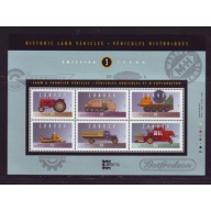 Canada Sc 1552 1995 Farm Frontier Historic Vehicles stamp sheet mint NH