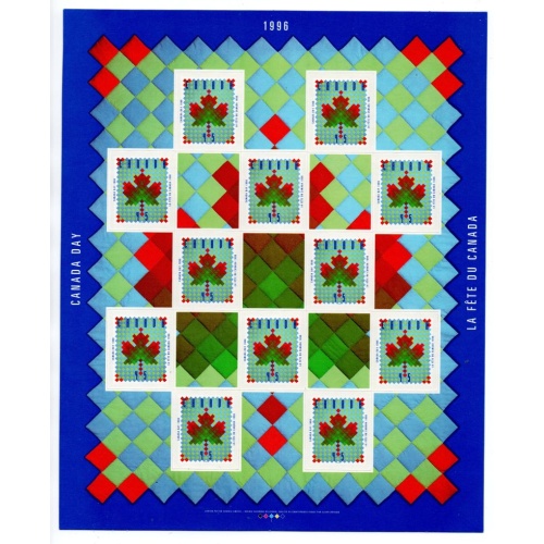 Canada Sc 1607a 1996 Canada Day stamp sheet mint NH
