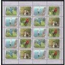 Canada Sc 1631-1634 1997 Birds  of Canada stamp sheet mint NH