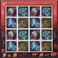 Canada Sc 1665-1668 1997 Supernatural Figures stamp sheet mint NH
