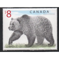 Canada Sc 1694 1997 $8 Grizzly Bear stamp mint NH