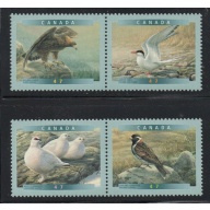 Canada Sc 1886-1889 2001 Birds of Canada stamp set mint NH