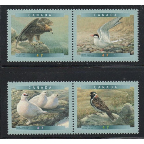 Canada Sc 1886-1889 2001 Birds of Canada stamp set mint NH