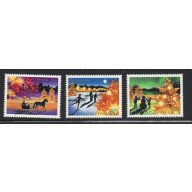 Canada Sc 1922-1924 2001 Christmas stamp set mint NH