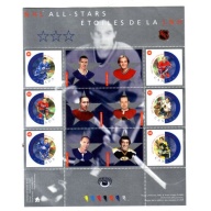 Canada Sc 1935 2002 NHL All Stars stamp sheet mint NH