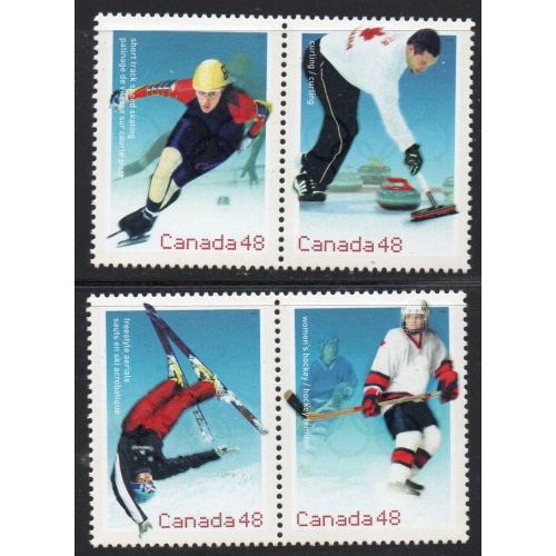 Canada Sc 1936-1939 2002 Winter Olympics stamp set mint NH
