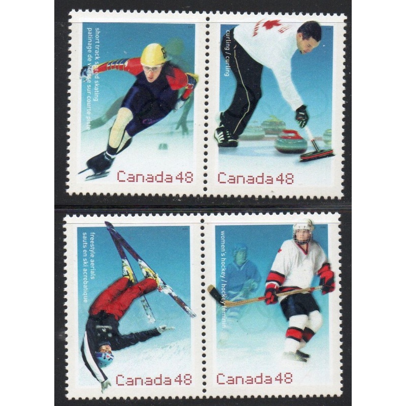 Canada Sc 1936-1939 2002 Winter Olympics stamp set mint NH
