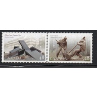 Canada Sc 1954-1955 2002 Sculptors stamp set mint NH