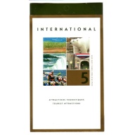 Canada Sc 1990  2003 Tourist Attractions 1.25 c stamp booklet mint NH