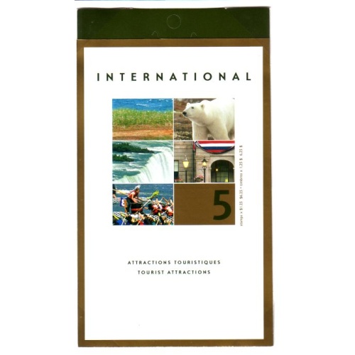 Canada Sc 1990  2003 Tourist Attractions 1.25 c stamp booklet mint NH