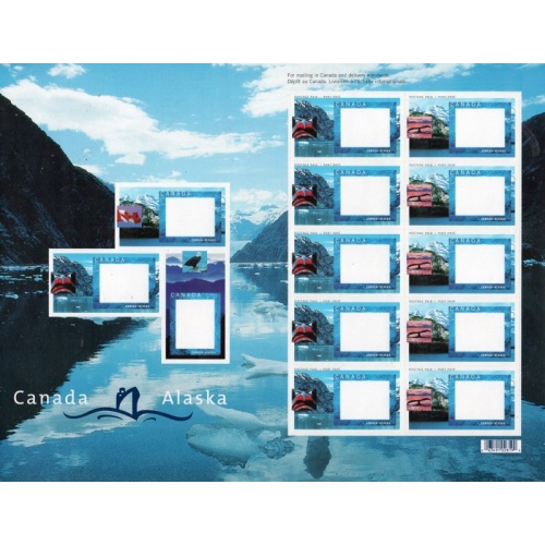 Canada Unitrade 1991De 2003Canada Alaska Cruise  stamp sheet mint NH