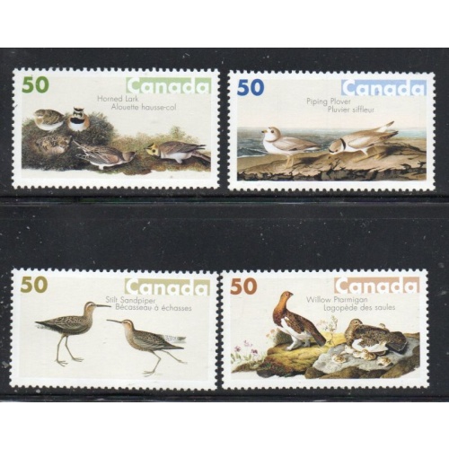 Canada Sc 2095-2098 2005 Audubon Birds stamp set mint NH