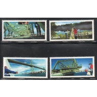 Canada Sc 2100-2103 2005 Bridges stamp set mint NH