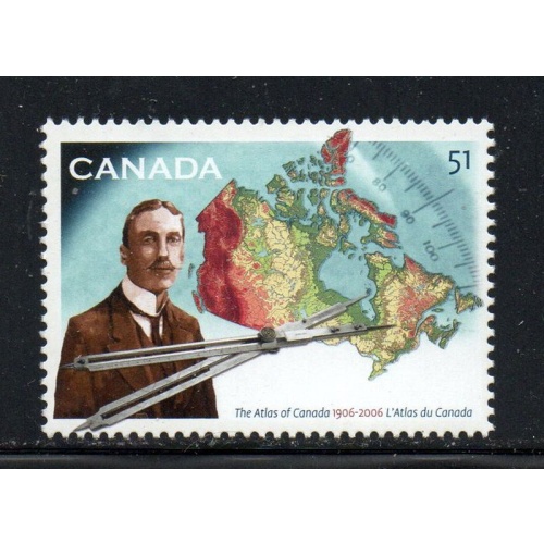 Canada Sc 2161 2006 51 c Atlas of Canada stamp  mint NH