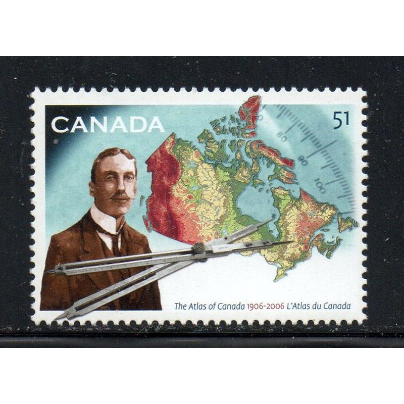 Canada Sc 2161 2006 51 c Atlas of Canada stamp  mint NH