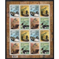 Canada Sc 2163-2166 2006 Duck Decoys stamp sheet mint NH