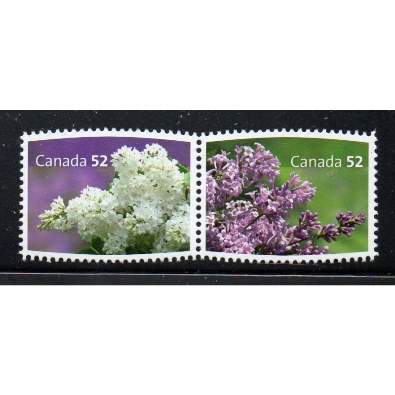 Canada Sc 2206a-b 2007 Lilacs stamp set mint NH
