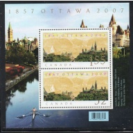 Canada Sc 2213  2007 150th Anniversary Ottawa stamp sheet mint NH
