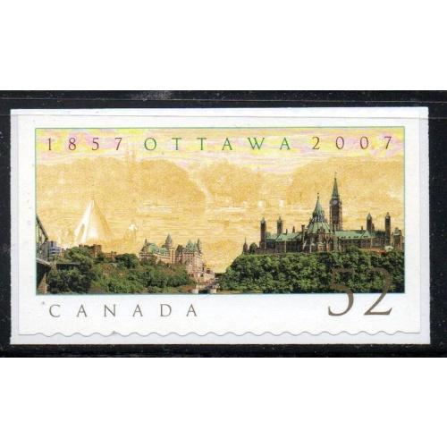 Canada Sc 2214 2007 Ottawa Anniversary self adhesive stamp mint NH