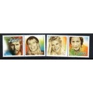 Canada Sc 2220a-2220d 2007 Performing Artists stamp set mint NH