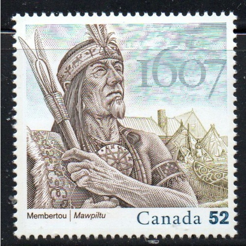 Canada Sc 2226 2007 Chief Membertou stamp mint NH