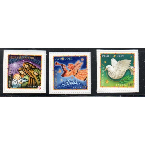 Canada Sc 2240-2242 2007 Christmas stamp set mint NH