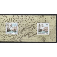 Canada Scott 2269 2008  Founding of Quebec City with France stamp sheet mint NH