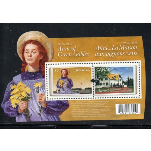 Canada Scott 2276  2008  Anne of Green Gables stamp sheet mint NH
