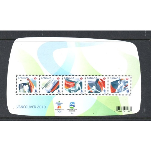 Canada Scott 2299 2009 Olympic Events stamp sheet mint NH