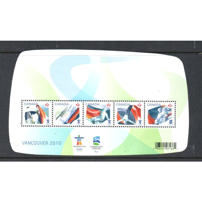 Canada Scott 2299 2009 Olympic Events stamp sheet mint NH