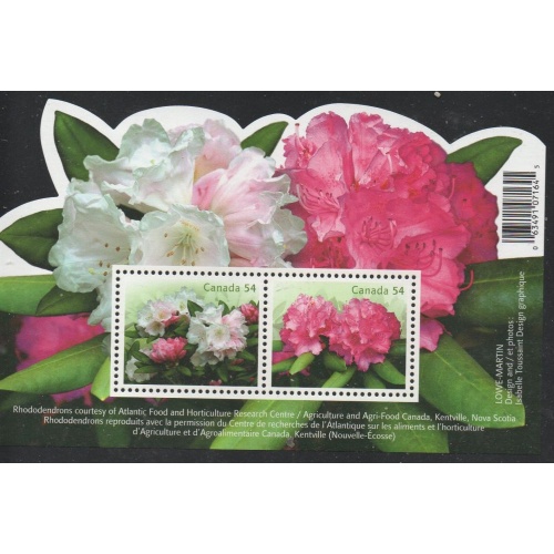 Canada Scott 2318 2009 Rhododendrons stamp sheet mint NH