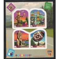 Canada Sc 2336 2009 Roadside Attractions stamp booklet pane mint NH