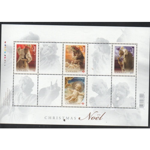 Canada Sc 2343 2009 Christmas stamp sheet mint NH