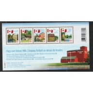 Canada Sc 2350 2010 Old Mills & Flag stamp sheet mint NH