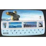 Canada Sc 2366 2010 Vancouver Winter Olympics stamp sheet mint NH