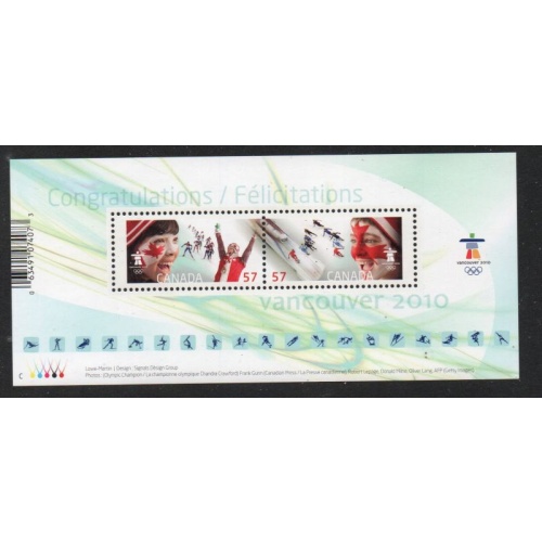 Canada Sc 2373 2010  Olympic Spirit stamp sheet mint NH