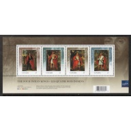 Canada Sc 2383c 2010  4 Indian Kings stamp sheet mint NH London 2010 overprint