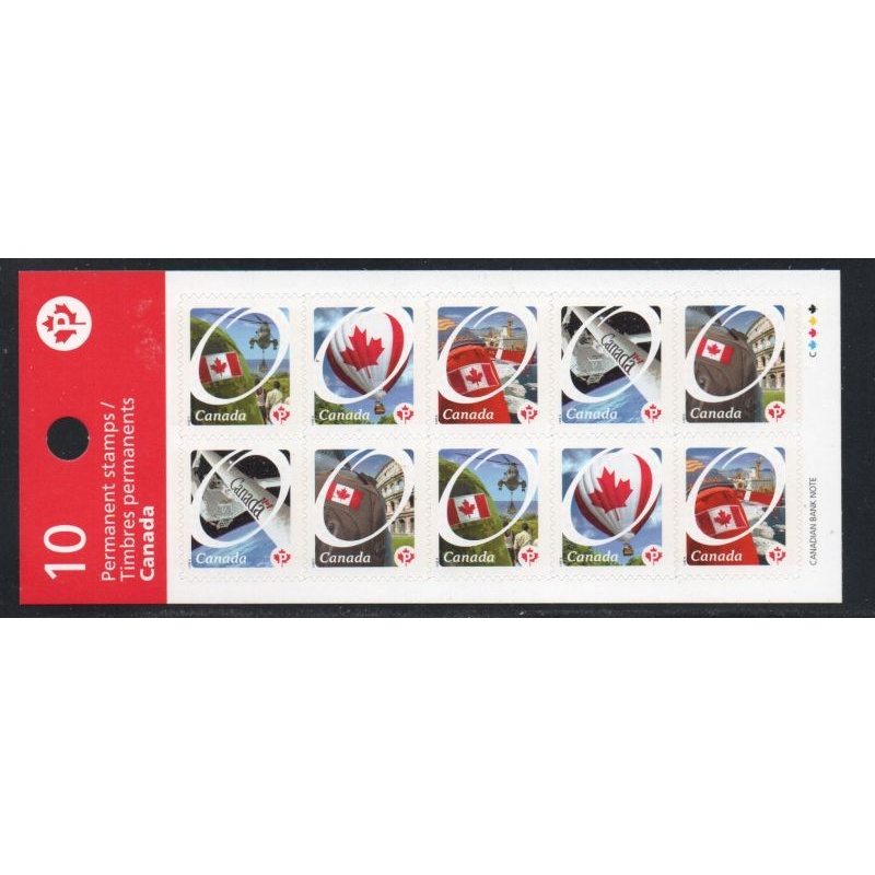 Canada Sc 2423a 2011 Canadian Pride O Canada stamp booklet pane mint NH