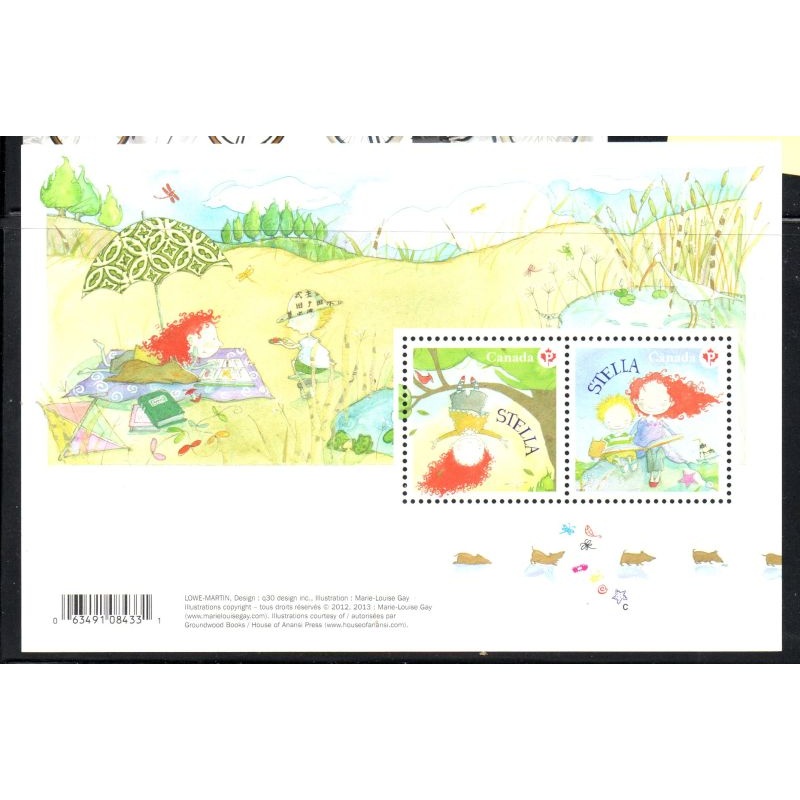 Canada Scott 2652 2013 Stella  stamp sheet mint NH