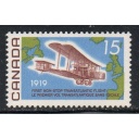 Canada Sc 494 1969 15c Alcock Brown Flight stamp mint NH